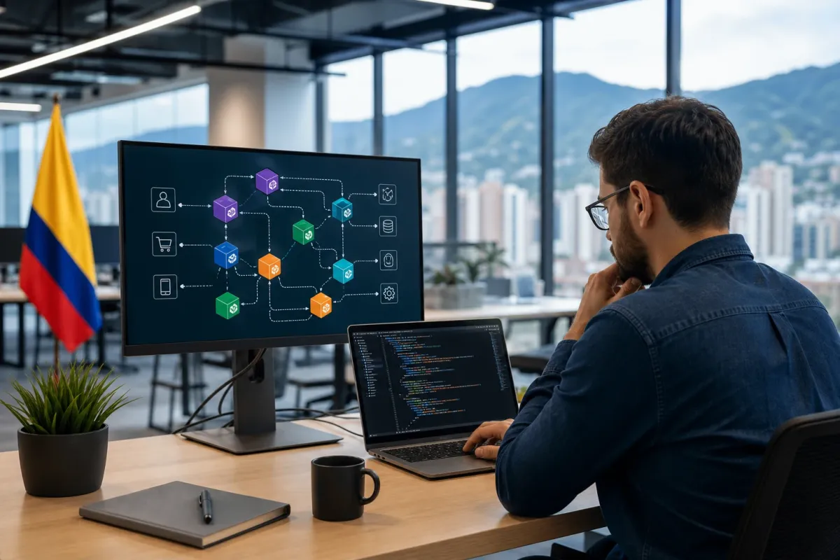 Arquitectura de microservicios: guía completa para empresas en Colombia