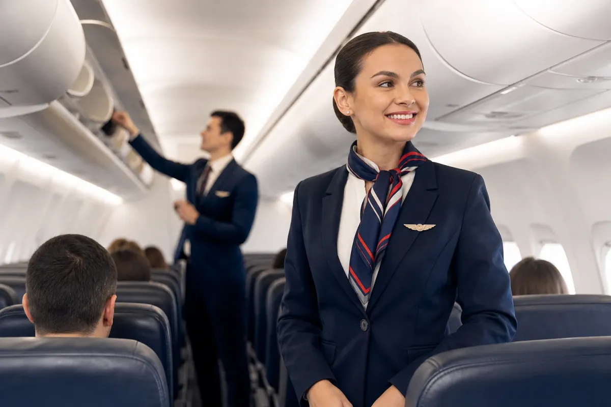 Azafata, auxiliar de vuelo o tripulante de cabina: diferencias y cuál es el término profesional