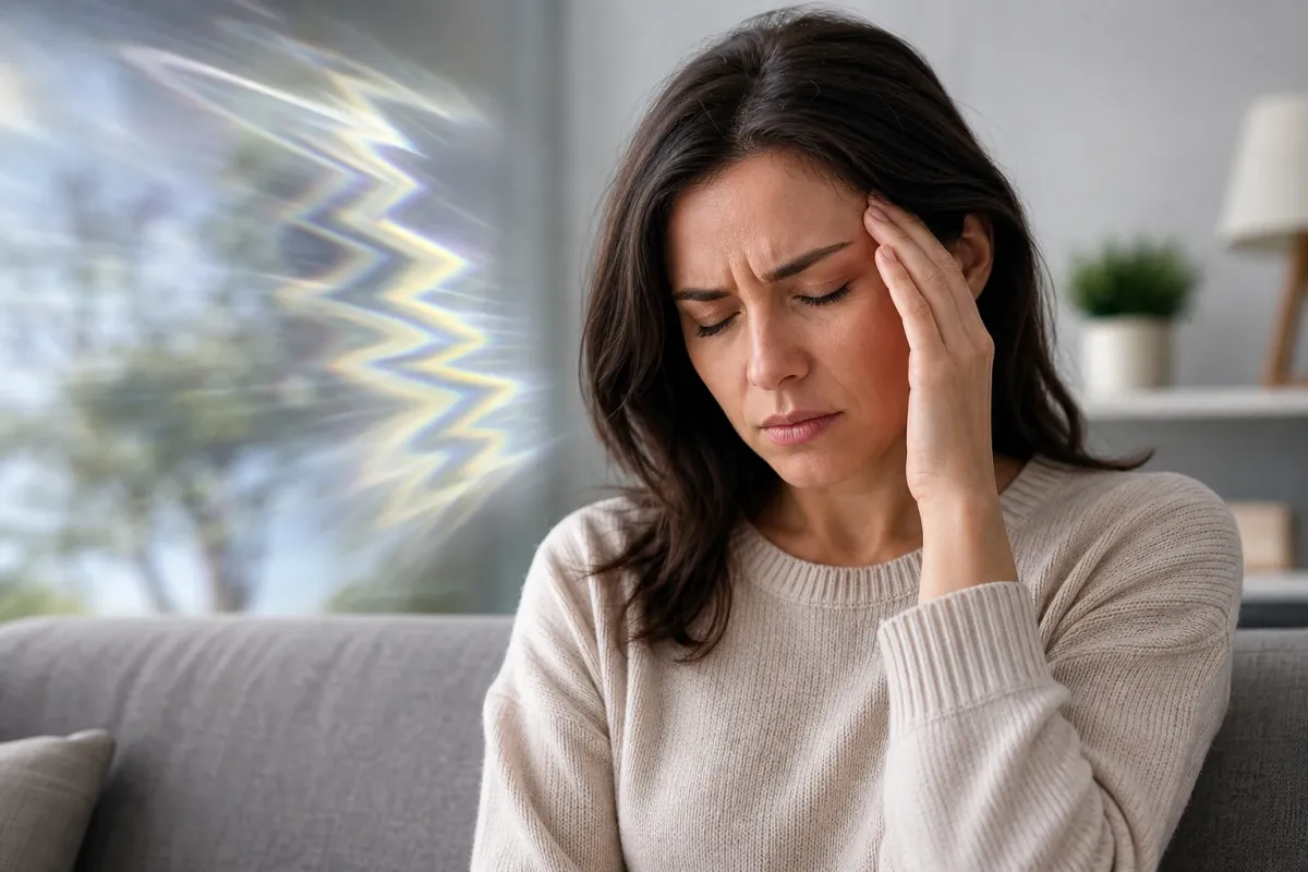 Migraña con aura: síntomas, causas y tratamientos efectivos